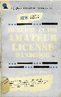 General Class Amateur Radio License Handbook, SAMS 1965