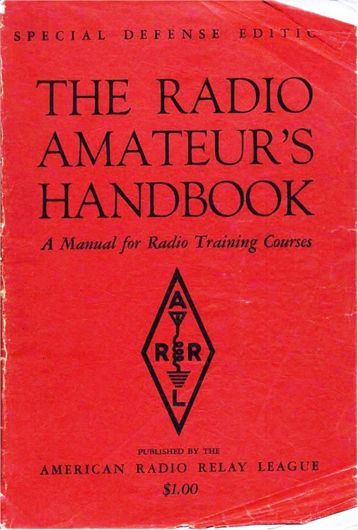 1941 AMATEUR RADIO HANDBOOK ARRL 