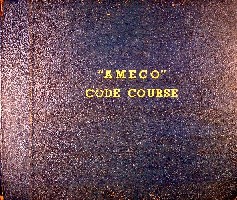 AMECO 1952 5 disk 78 RPM Junior Code Course Set, packaged in album