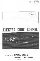 Electra Code Course (documentation provided with code course record)