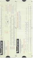 Universal Relay Corp. Relay Slide Rule, Perrigraph 1965